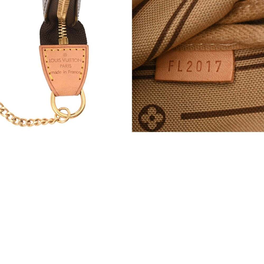 LOUIS VUITTON Authentic Brown Monogram Canvas Pochette Pouch - Picture 11 of 11